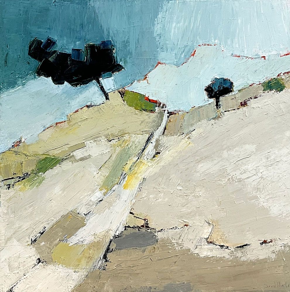 Jean-Luc Saint Martin - Deux arbres - 2021 - 60X60